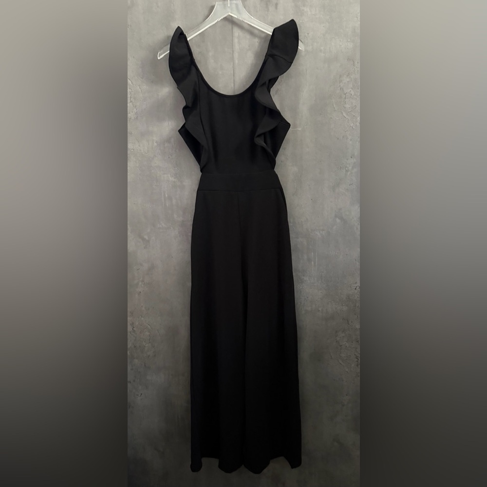 PETAL & PUP Yvonne Black Jumpsuit small B212